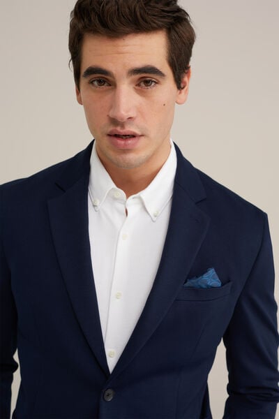 We Fashion Slim Fit Blazer Donkerblauw