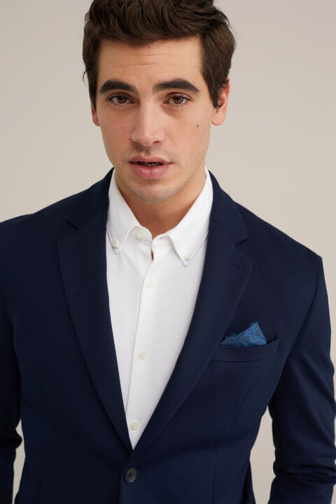 We Fashion Slim Fit Blazer Donkerblauw