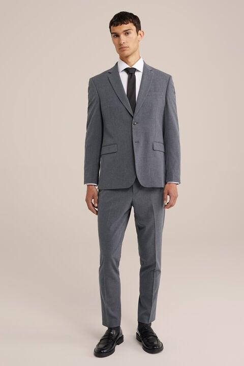 We Fashion Slim Fit Blazer Grijs