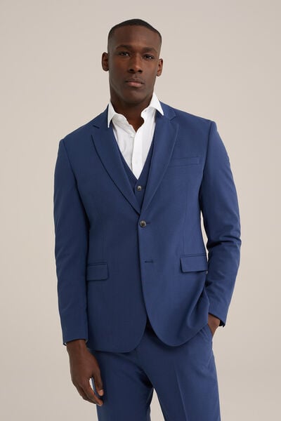We Fashion Slim Fit Blazer IJsblauw