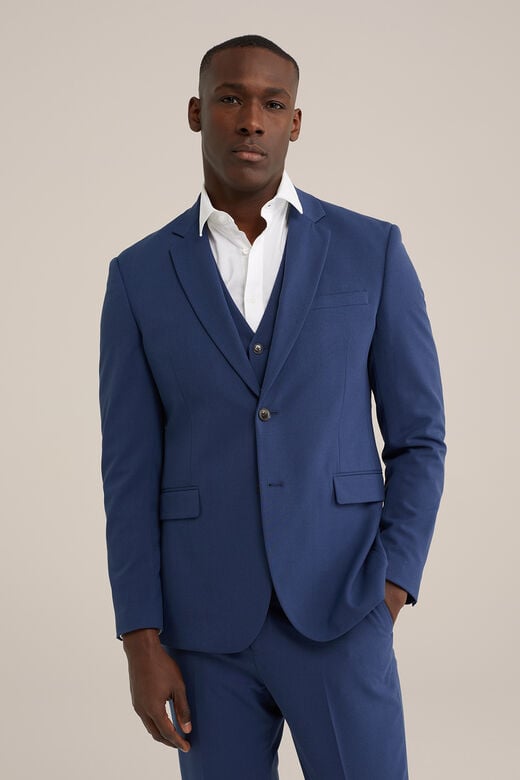 We Fashion Slim Fit Blazer IJsblauw