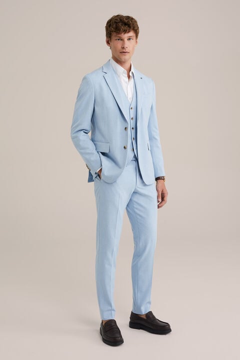 we fashion slim fit blazer Lichtblauw