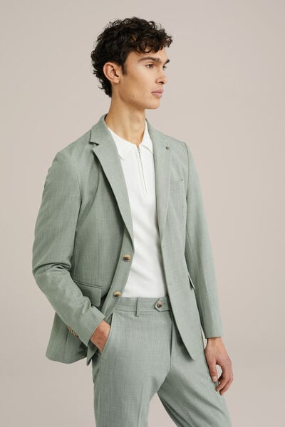 We Fashion Slim Fit Blazer Lichtgroen