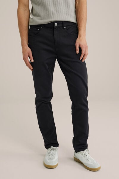 We Fashion Slim Fit Broek Van Jog Kwaliteit Zwart