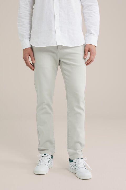 we fashion slim fit chino van jog kwaliteit Ecru