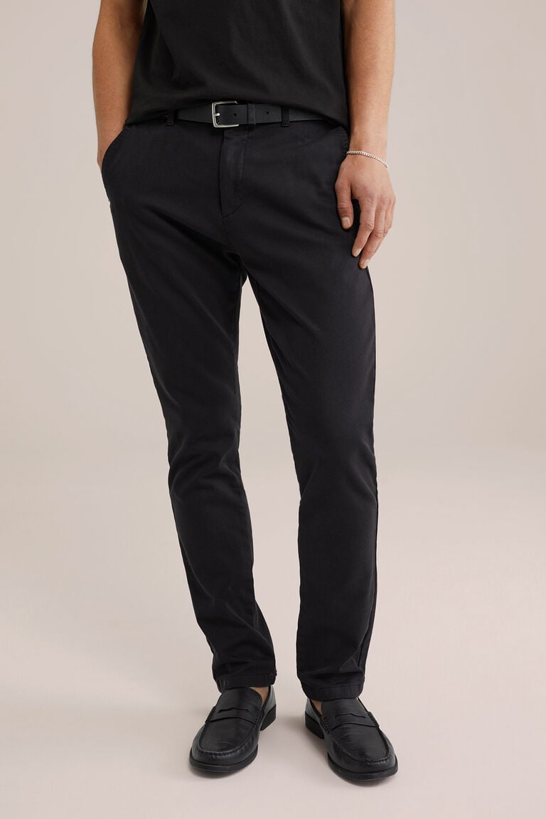 We Fashion Slim Fit Chino Van Jog Kwaliteit Zwart