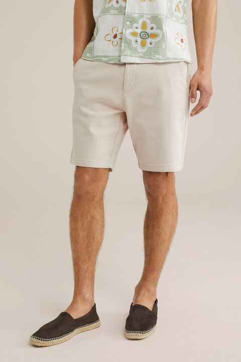 we fashion slim fit chinoshort Beige