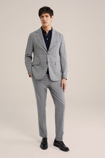 We Fashion Slim Fit Pak Met Dessin