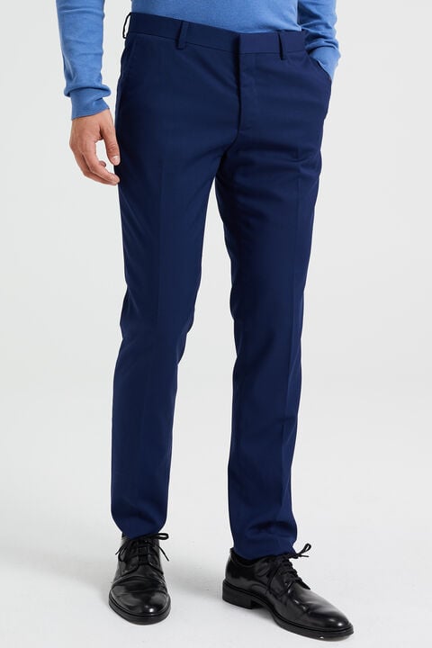 we fashion slim fit pantalon Blauw