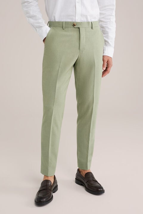 we fashion slim fit pantalon Lichtgroen