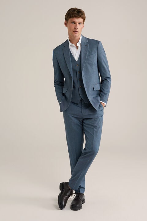 we fashion slim fit pantalon Marineblauw