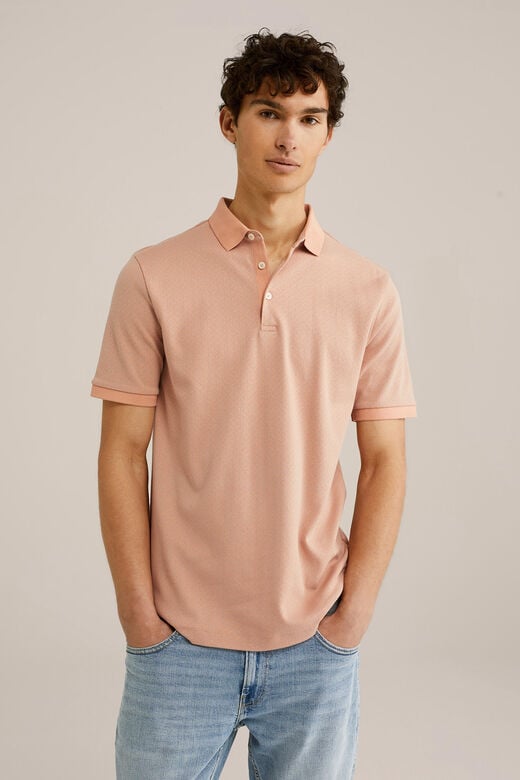We Fashion Slim Fit Polo Met Dessin Zalmroze