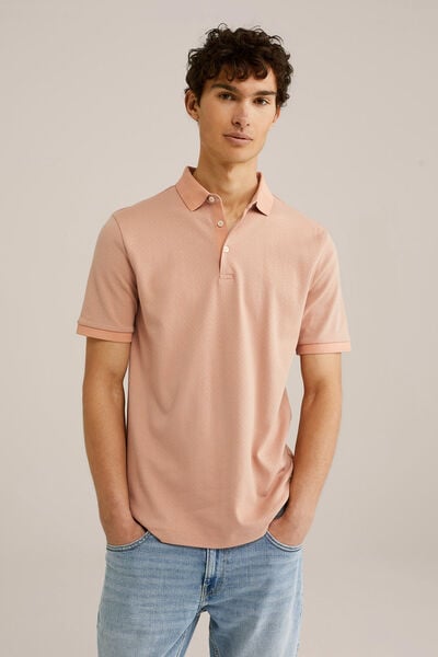 We Fashion Slim Fit Polo Met Dessin Zalmroze