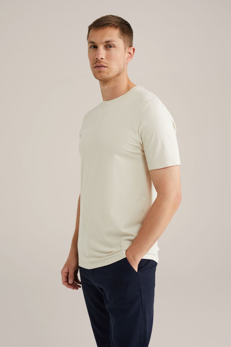 We Fashion Slim Fit T-shirt Beige
