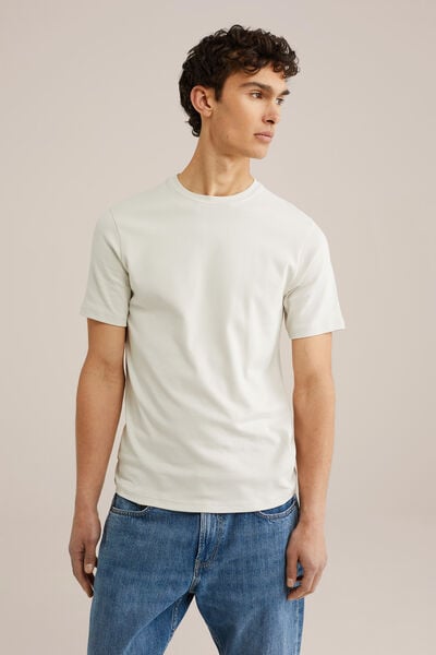 We Fashion Slim Fit T-shirt Beige