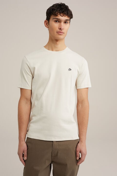 we fashion Slim fit T-shirt Beige