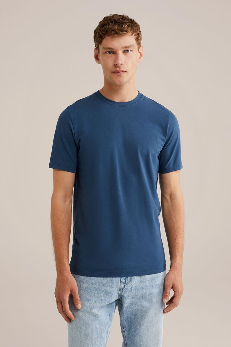 We Fashion Slim Fit T-shirt Indigo