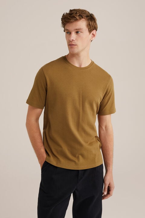 We Fashion Slim Fit T-shirt Khaki