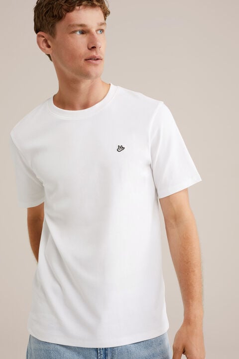 we fashion Slim fit T-shirt Wit