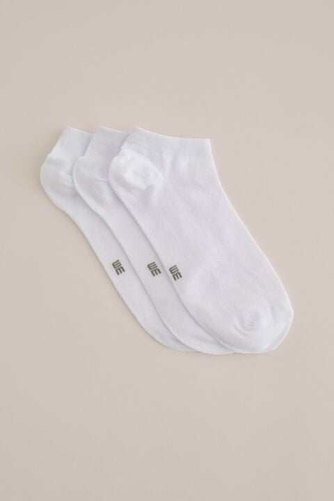 we fashion sneaker sokken 3-pack Wit