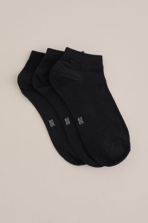 we fashion sneaker sokken 3-pack Zwart