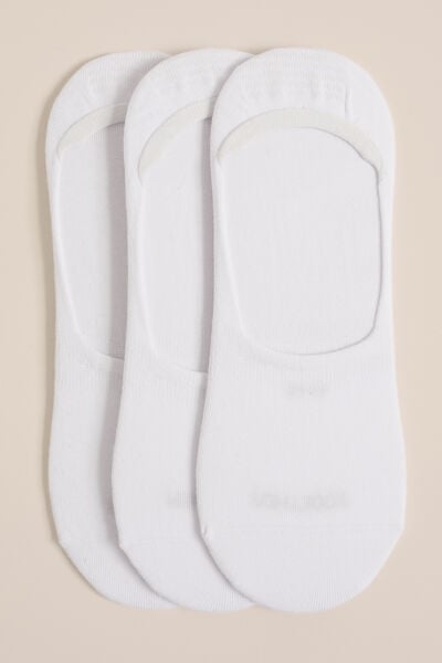 We Fashion Sneakersokken 3-pack Wit