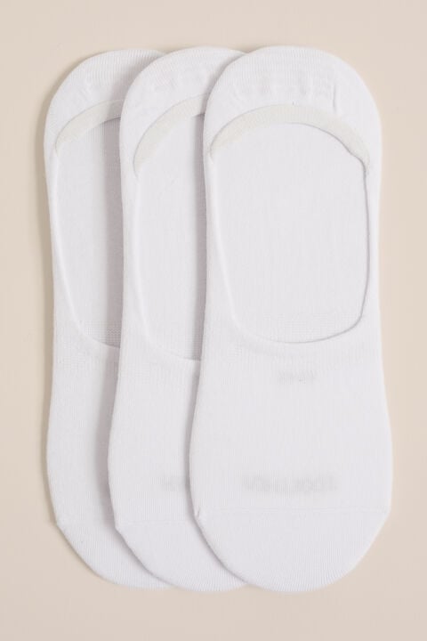 We Fashion Sneakersokken 3-pack Wit