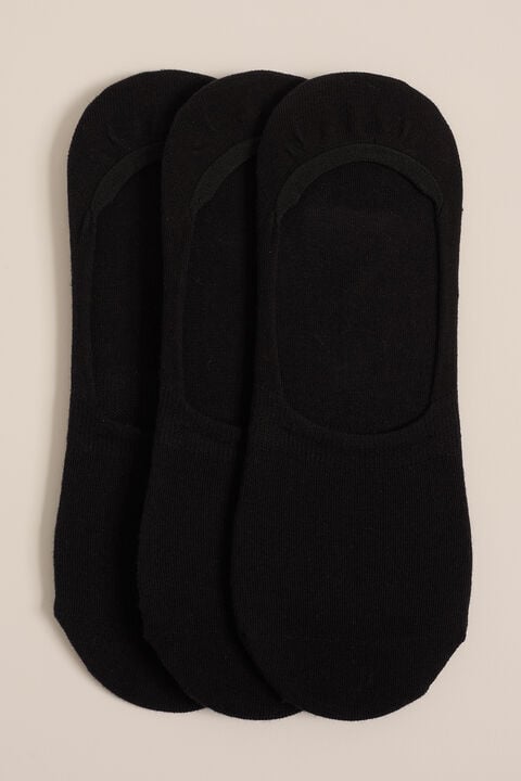 we fashion sneakersokken 3-pack Zwart