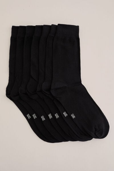 We Fashion Sokken 7-pack Zwart