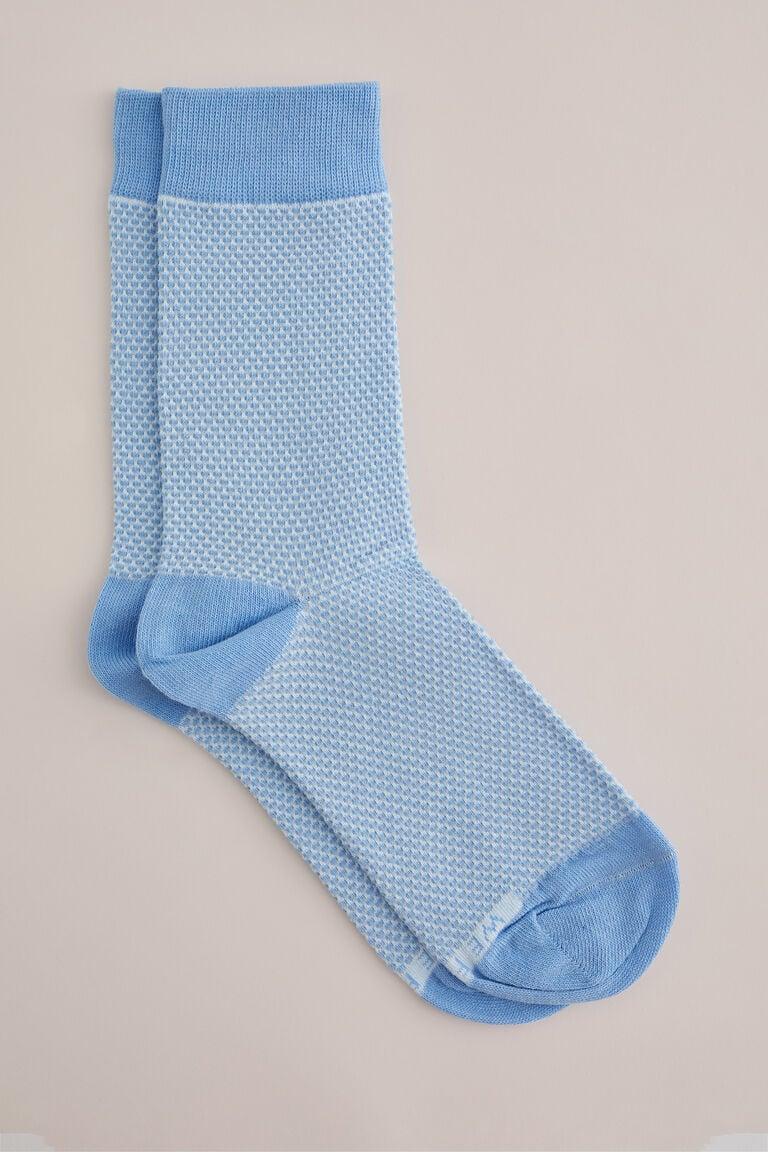 We Fashion Sokken Met Dessin Lichtblauw