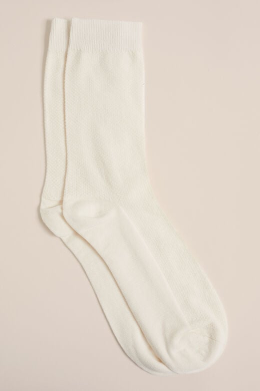 We Fashion Sokken Met Structuur Wit