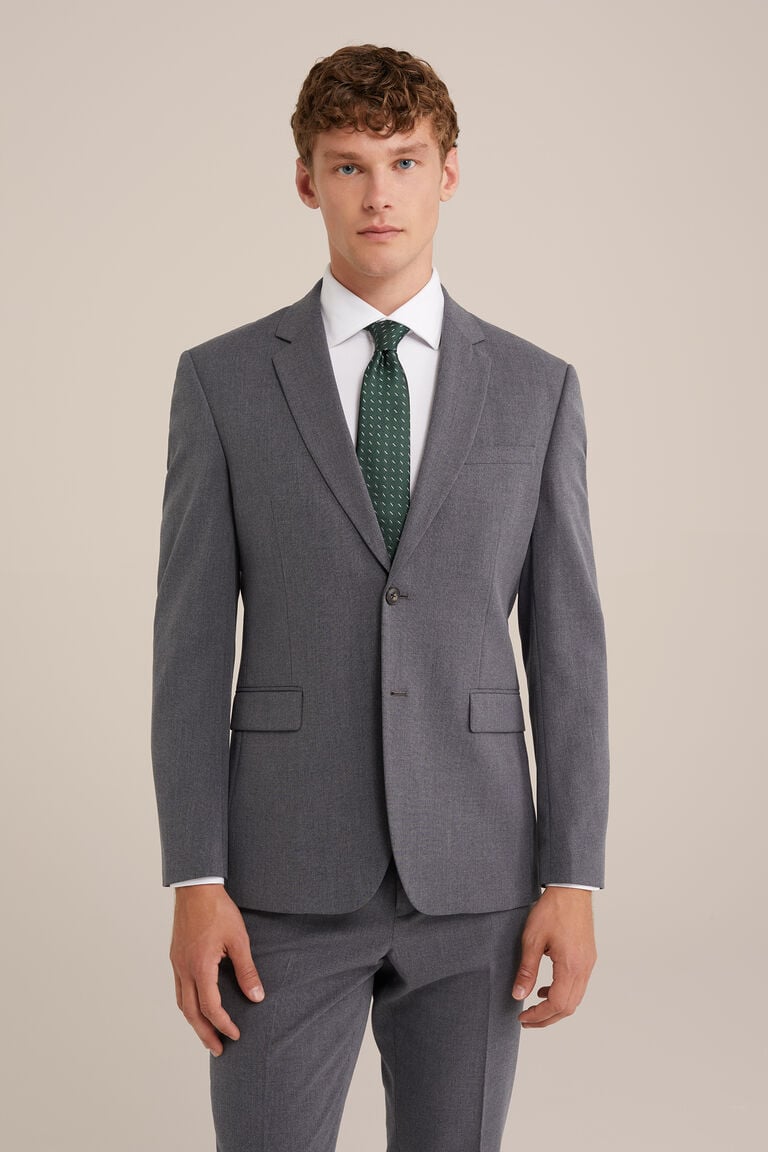 We Fashion Stropdas Met Dessin Donkergroen