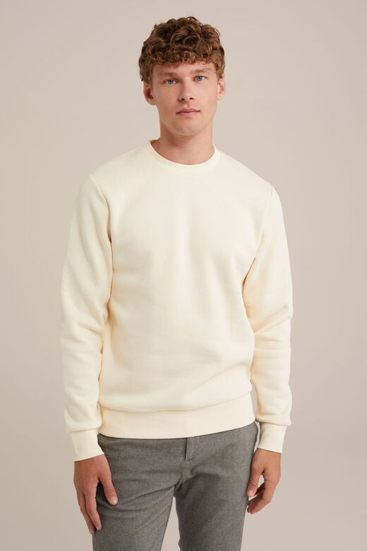 We Fashion Sweater Gebroken Wit