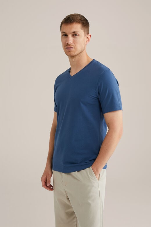 We Fashion T-shirt Donkerblauw