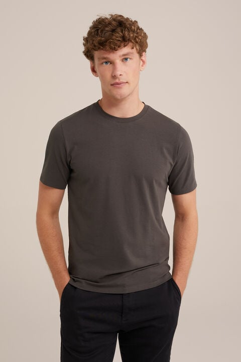 we fashion T-shirt Donkergrijs
