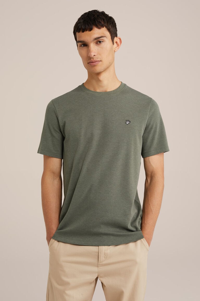We Fashion T-shirt Donkergroen