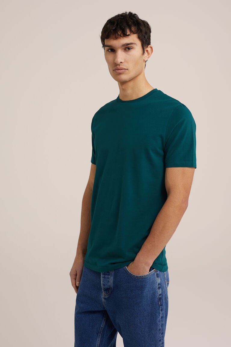 We Fashion T-shirt Donkergroen