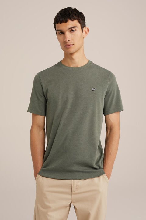 we fashion T-shirt Donkergroen