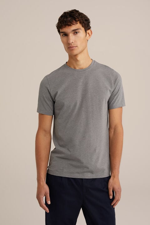 we fashion T-shirt Lichtgrijs