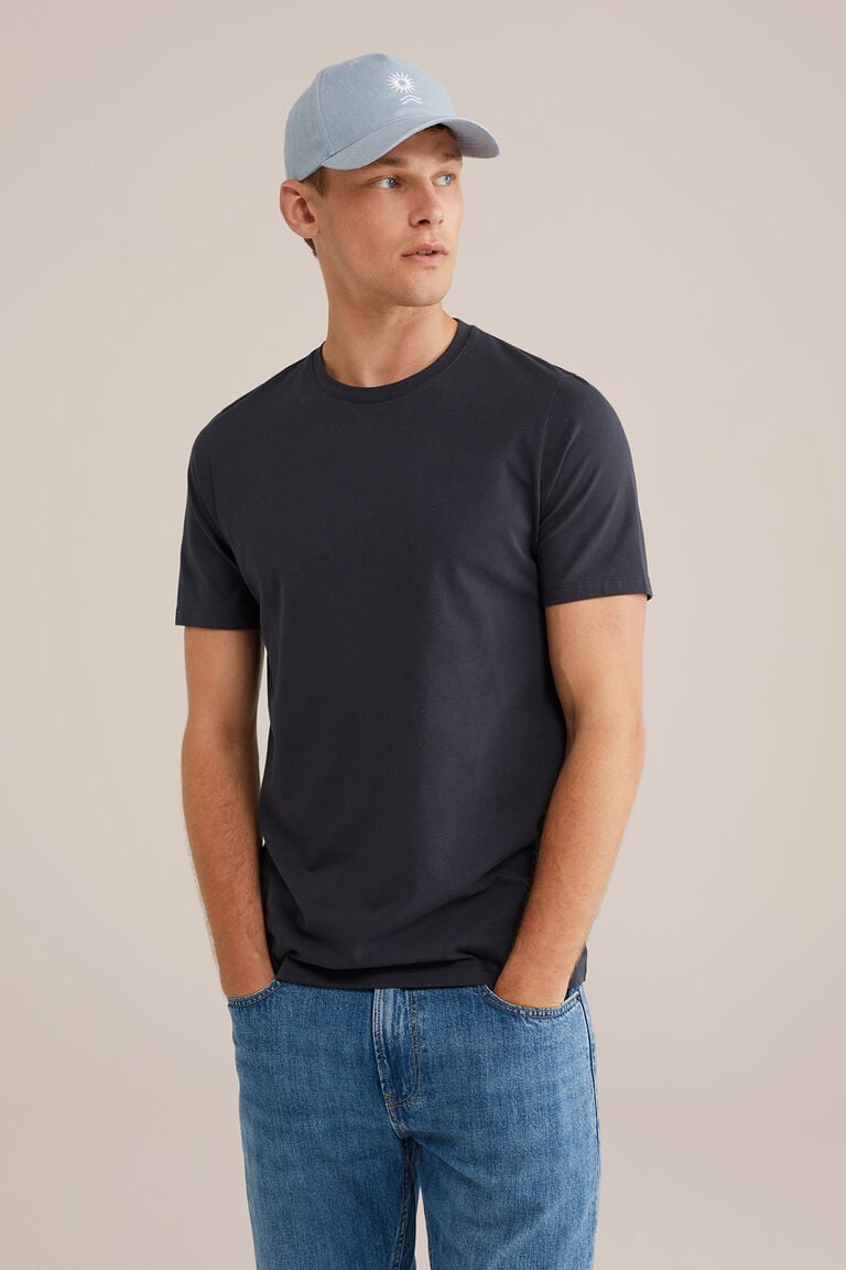 We Fashion T-shirt Marineblauw