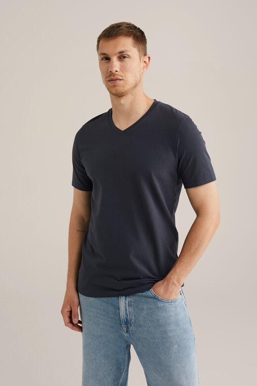 We Fashion T-shirt Marineblauw