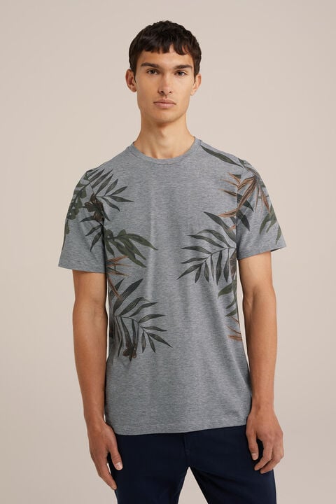 we fashion T-shirt met dessin Blauw