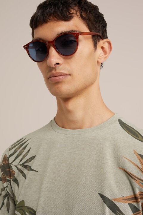 we fashion T-shirt met dessin Lichtgroen