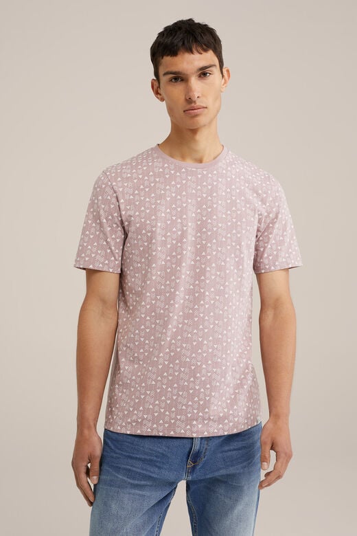 We Fashion T-shirt Met Dessin Lichtpaars