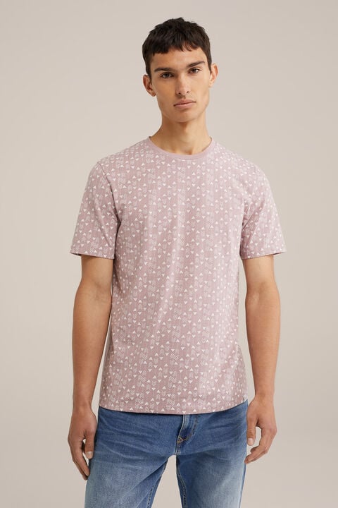 we fashion T-shirt met dessin Lichtpaars