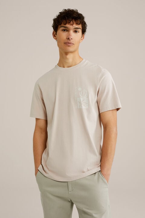 we fashion T-shirt met opdruk Oudroze