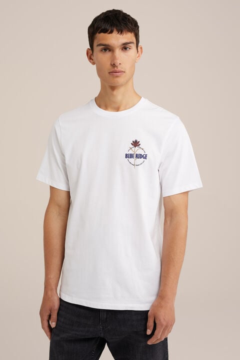 we fashion T-shirt met opdruk Wit