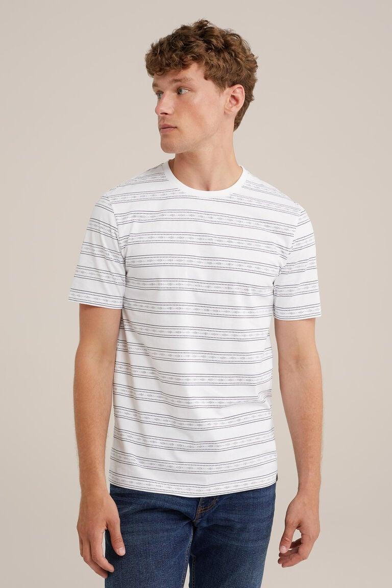 We Fashion T-shirt Met Opdruk Wit