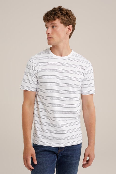 we fashion T-shirt met opdruk Wit