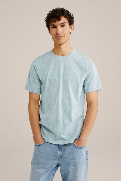 We Fashion T-shirt Met Print Mintgroen